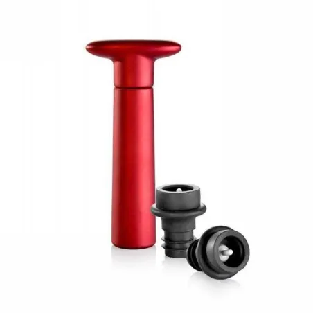 Bomba al Vacio para Botellas de Vino, Set con 2 Tapones TESCOMA 695430