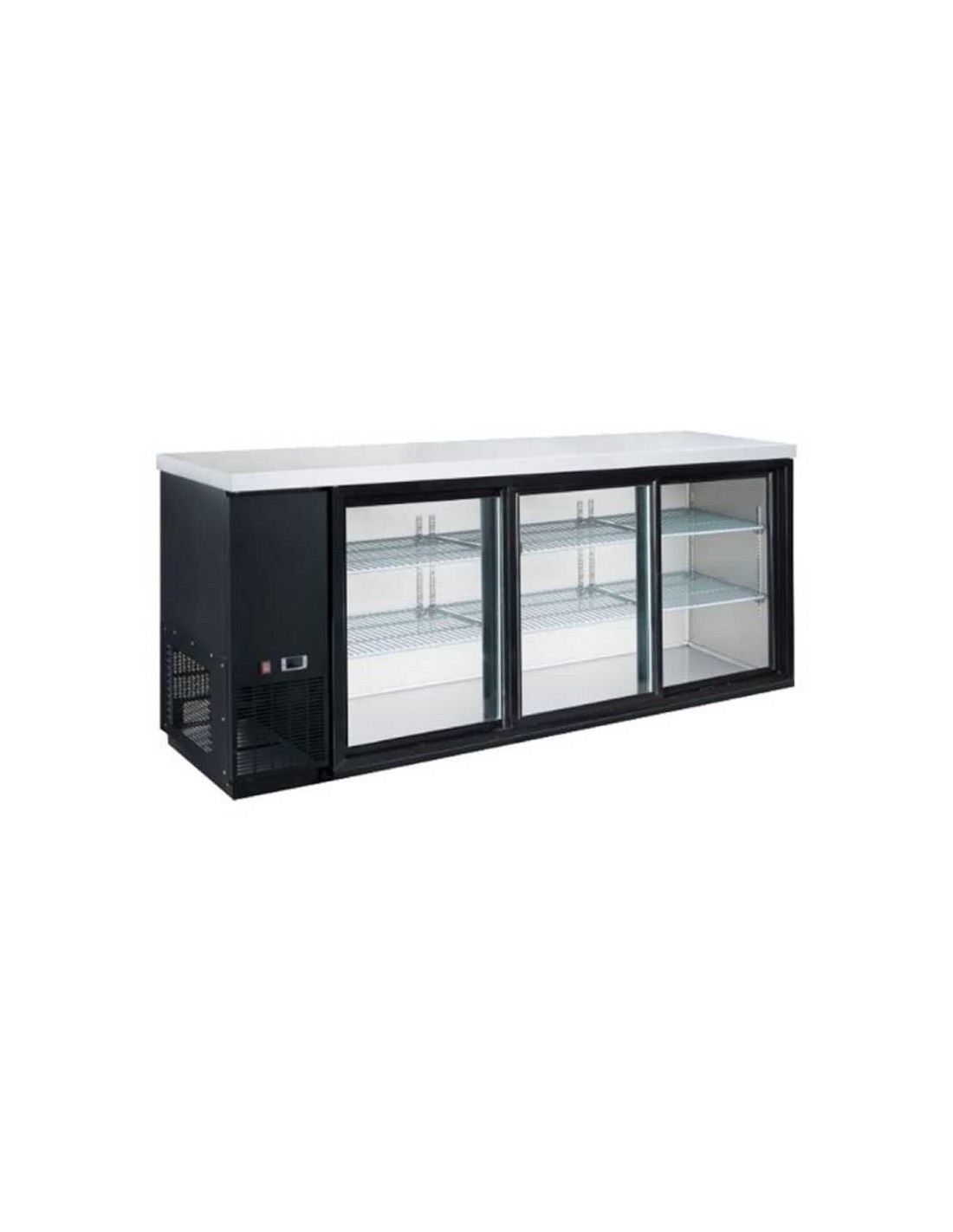Refrigerador bar 2 puertas vidrio 900*520*800mm 110V/60Hz 1C