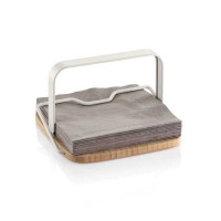 Servilletero con Base de Bambu de 19.5 Centimetros TESCOMA 900823