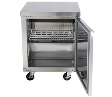 Mesa Undercounter Refrigerada de 1 Puerta de 27 Pulgadas U-STAR UUC-27R-E-HC