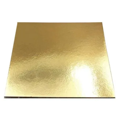Base de Carton Cuadrada de 10 Pulgadas de Color Dorado MASTER CHEF 0760734