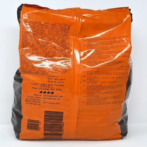Botones de Cobertura de Chocolate con Leche Belga, 1000 Gramos PURATOS 4011245