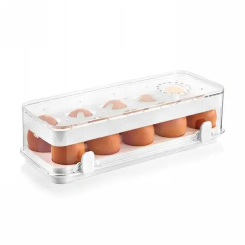 Contenedor Plastico de 10 Cavidades para Almacenar Huevos en el Refrigerador TESCOMA 891834