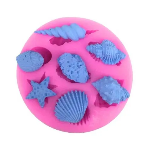 Molde Redondo de Silicon con Diseno de Conchas MASTER CHEF 0760308