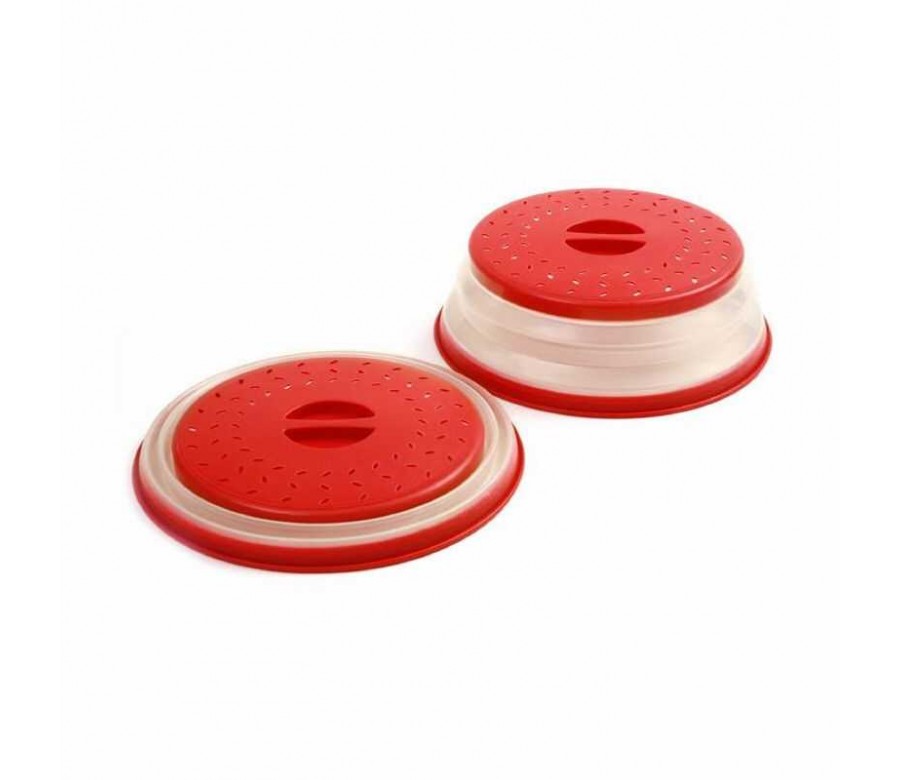 Compra Tapa Microondas Libre BPA 2PCS Tapadera Microondas Plegable Tapa  para Microondas con Asa, Plegable, con Ventilación de Plástico  (Rosa+Amarillo) en