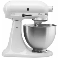 Batidora KitchenAid Classic K45 Blanca 4.5 L: Potencia y Versatilidad KITCHEN AID K45SSWH 2