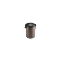 Basurero Redondo Plastico de 20 Galones de Color Negro RUBBERMAID 2179385