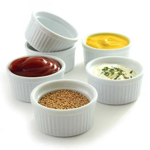 Ramekin de Porcelana de 3 Pulgadas, Color Blanco NORPRO 258D