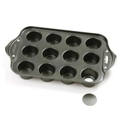 Molde con Fondo Falso para Chessecake de 12 Cavidades NORPRO 3919