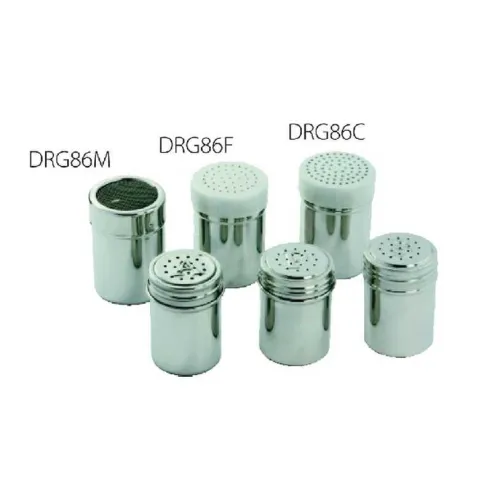 Salero Pimentero con Tapa de Hoyos Grueso de 8 Onzas KING METAL DRG86C
