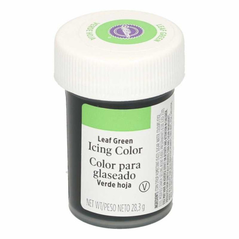 Colorante en Gel para Glaseado Color Verde Hoja, 1 Onza WILTON 04-0-0047