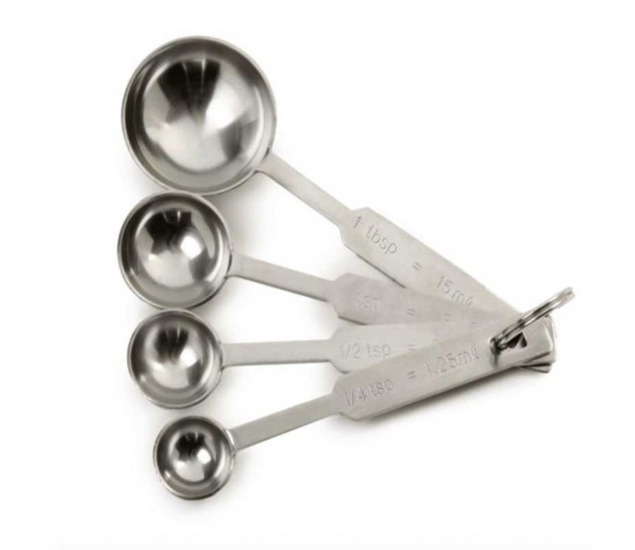 Set de cucharas medidoras de acero inoxidable #48012 - HIC