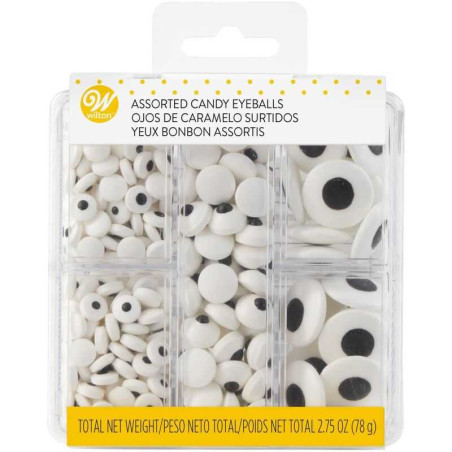 Caramelo en Forma de Ojos Surtidos WILTON 708-0-0049