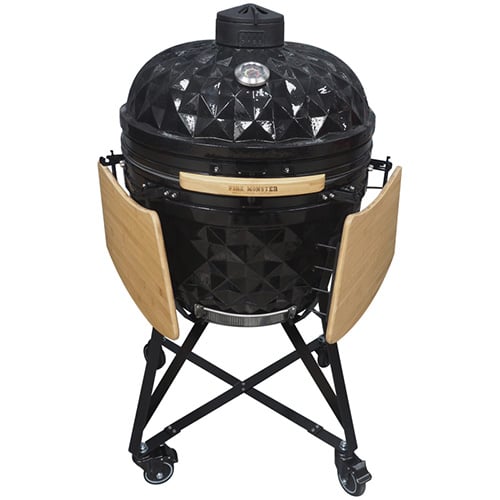 parrilla fire monster diamante color negro 25 pulgadas